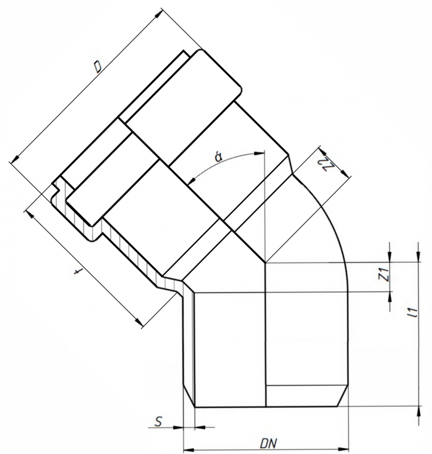 SKB - отвод